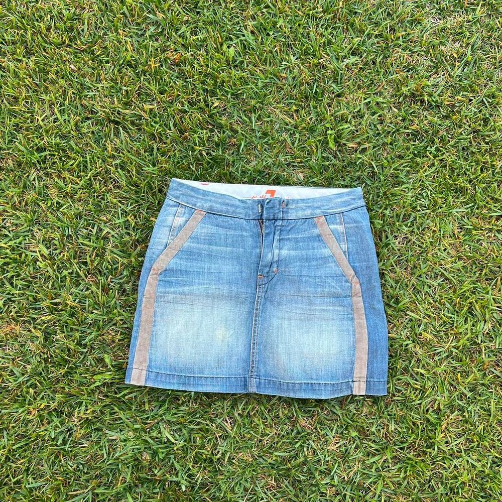 Sevens7 for all mankind y2k skirt denim women’s size 25